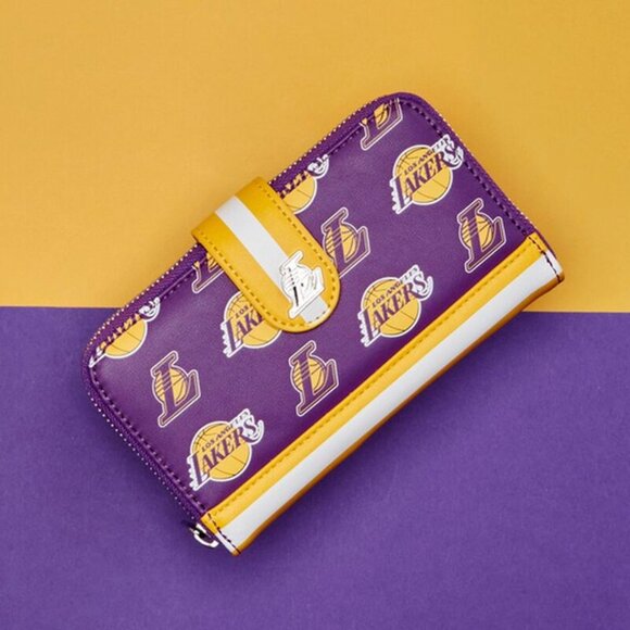 Loungefly Other - Loungefly NBA Los Angeles Lakers Zip Around Wallet